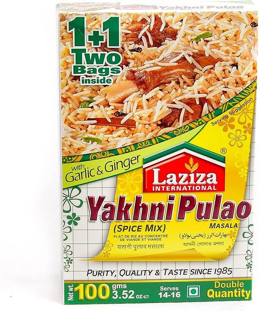 Laziza Yakhni Pulao Spice Mix Masala 100g