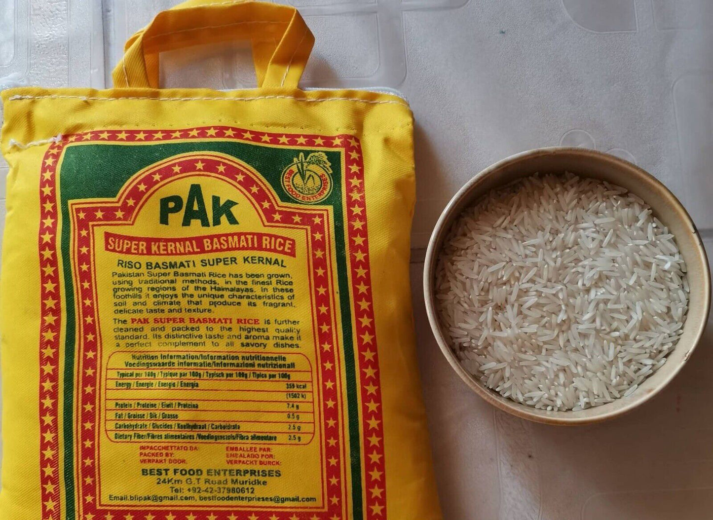 Premium Basmati Rice – Authentic Himalayan Aromatic Rice, Non-GMO, Gluten-Friendly, 100% Natural