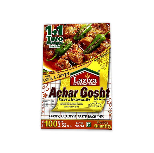 Laziza Achar Gosht Mix – Halal Pakistani Pickle-Flavored Meat Spice Blend