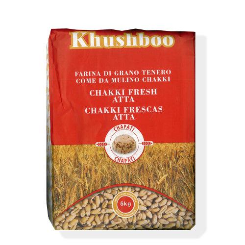 Kushboo Atta 20kg – Premium Whole Wheat Flour for Soft & Healthy Rotis, Chapatis, Parathas
