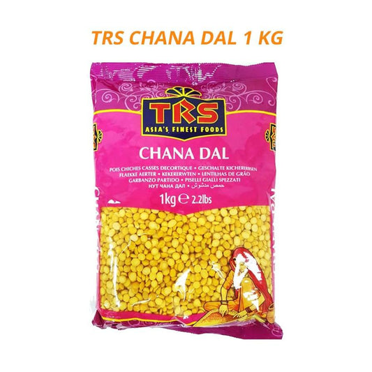 TRS Chana Dal 1kg – Premium Quality Split Chickpeas for Traditional Indian Cooking