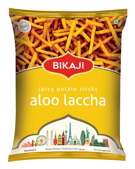 Aloo Laccha – Spicy Potato Sticks 200g – Crispy &amp; Flavorful Snack